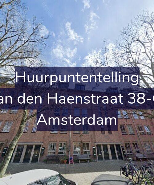 Foto gevel Huurpuntentelling voor Jan den Haenstraat 38-C, Amsterdam