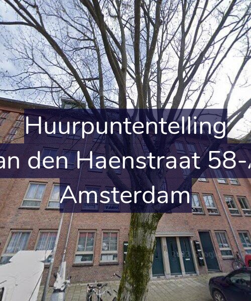 Foto gevel Huurpuntentelling voor Jan den Haenstraat 58-A, Amsterdam