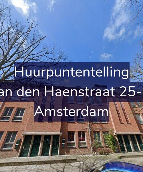 Foto gevel Huurpuntentelling voor Jan den Haenstraat 25-1, Amsterdam