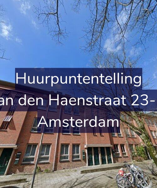 Foto gevel Huurpuntentelling voor Jan den Haenstraat 23-1, Amsterdam