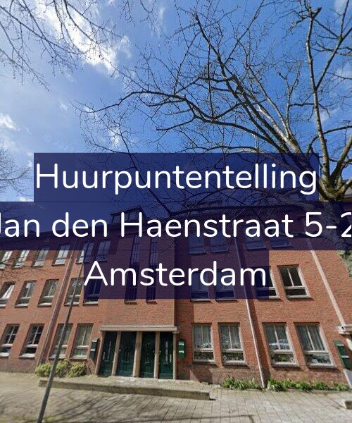 Foto gevel Huurpuntentelling voor Jan den Haenstraat 5-2, Amsterdam