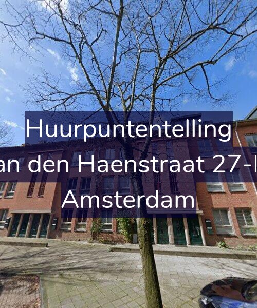 Foto gevel Huurpuntentelling voor Jan den Haenstraat 27-H, Amsterdam