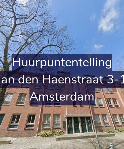 Foto gevel Huurpuntentelling voor Jan den Haenstraat 3-1, Amsterdam