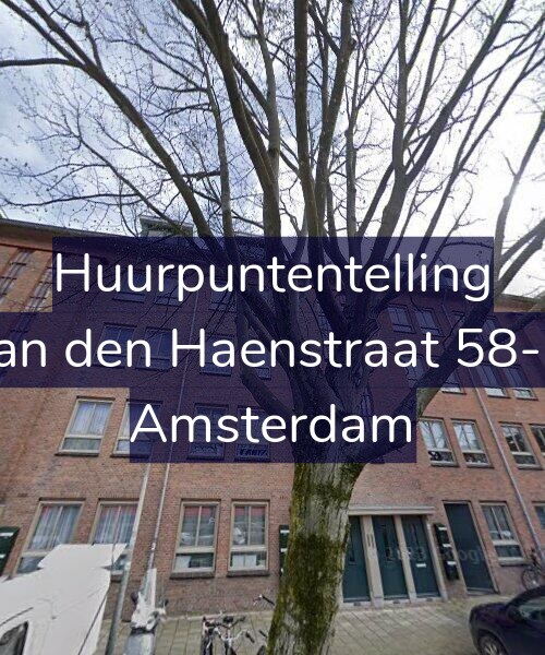 Foto gevel Huurpuntentelling voor Jan den Haenstraat 58-E, Amsterdam