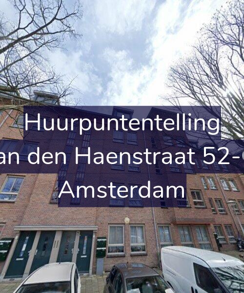 Foto gevel Huurpuntentelling voor Jan den Haenstraat 52-C, Amsterdam