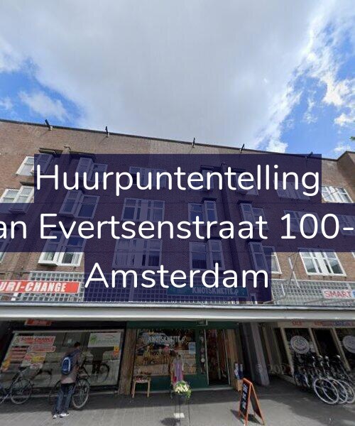 Foto gevel Huurpuntentelling voor Jan Evertsenstraat 100-1, Amsterdam