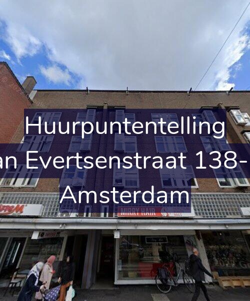 Foto gevel Huurpuntentelling voor Jan Evertsenstraat 138-H, Amsterdam