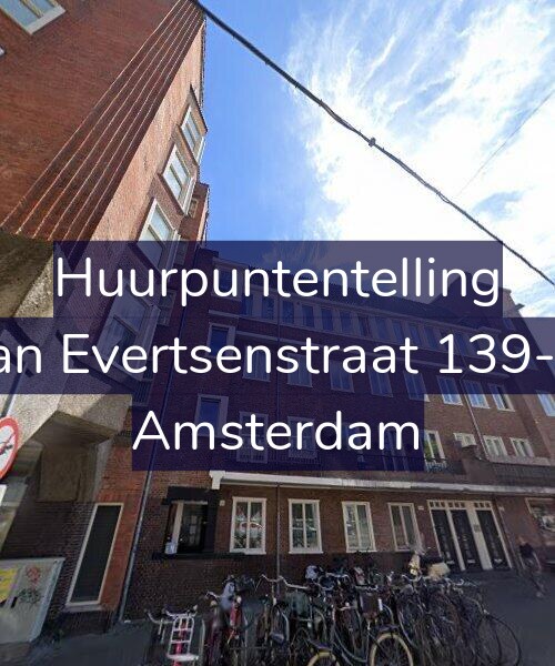 Foto gevel Huurpuntentelling voor Jan Evertsenstraat 139-2, Amsterdam