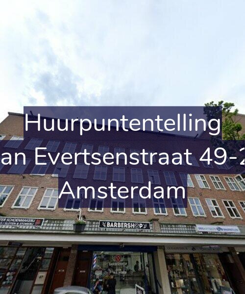 Foto gevel Huurpuntentelling voor Jan Evertsenstraat 49-2, Amsterdam