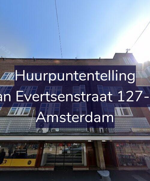 Foto gevel Huurpuntentelling voor Jan Evertsenstraat 127-C, Amsterdam