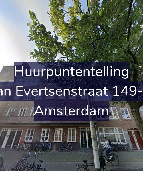 Foto gevel Huurpuntentelling voor Jan Evertsenstraat 149-1, Amsterdam