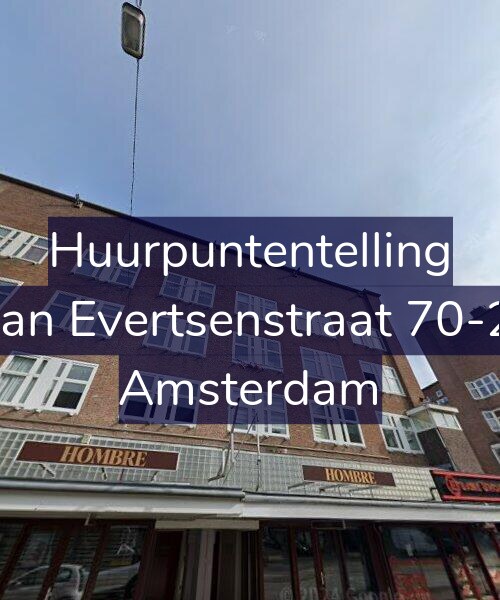 Foto gevel Huurpuntentelling voor Jan Evertsenstraat 70-2, Amsterdam