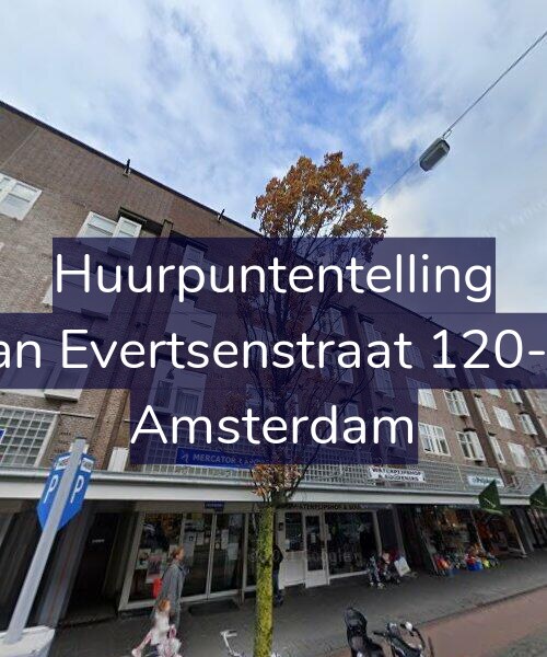 Foto gevel Huurpuntentelling voor Jan Evertsenstraat 120-1, Amsterdam
