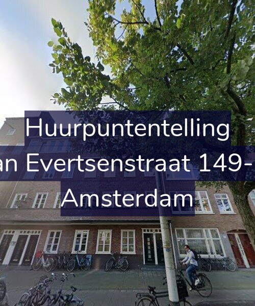 Foto gevel Huurpuntentelling voor Jan Evertsenstraat 149-H, Amsterdam