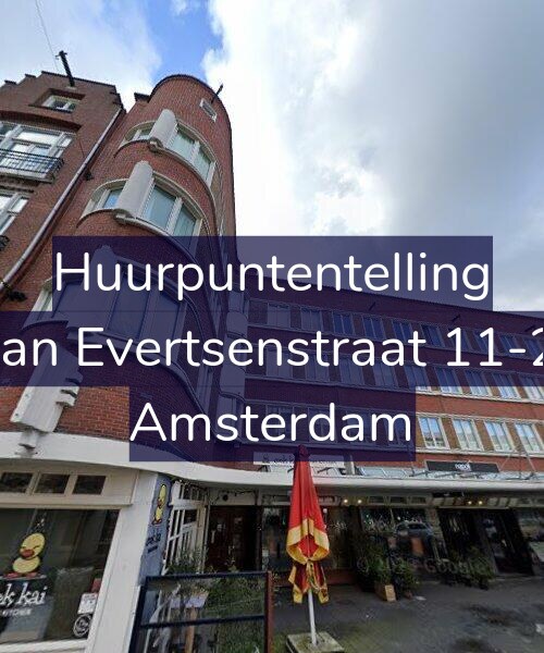 Foto gevel Huurpuntentelling voor Jan Evertsenstraat 11-2, Amsterdam