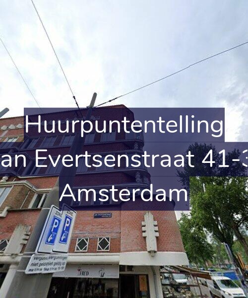Foto gevel Huurpuntentelling voor Jan Evertsenstraat 41-3, Amsterdam
