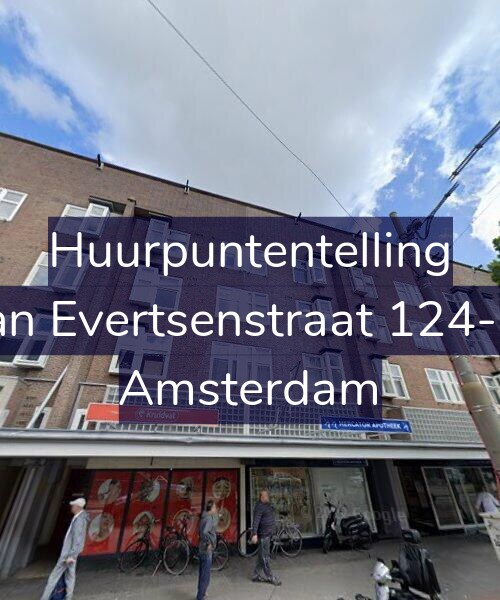 Foto gevel Huurpuntentelling voor Jan Evertsenstraat 124-H, Amsterdam