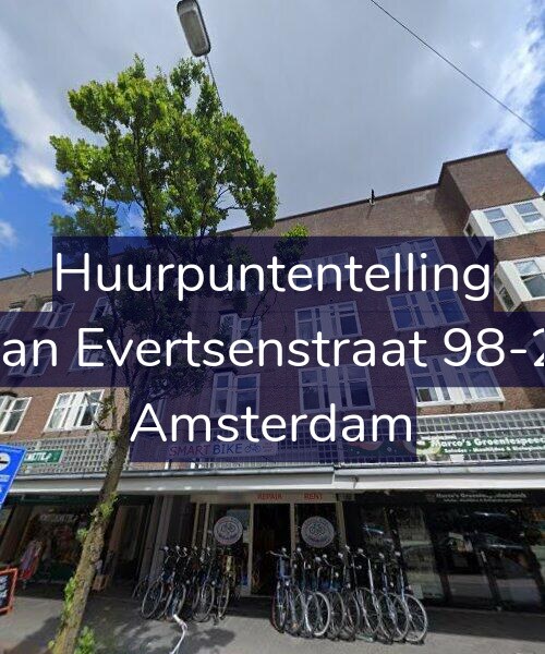 Foto gevel Huurpuntentelling voor Jan Evertsenstraat 98-2, Amsterdam