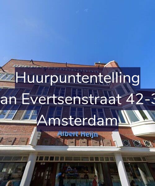 Foto gevel Huurpuntentelling voor Jan Evertsenstraat 42-3, Amsterdam