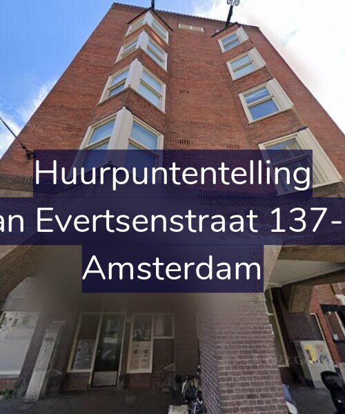 Foto gevel Huurpuntentelling voor Jan Evertsenstraat 137-G, Amsterdam