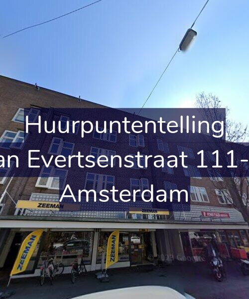 Foto gevel Huurpuntentelling voor Jan Evertsenstraat 111-1, Amsterdam