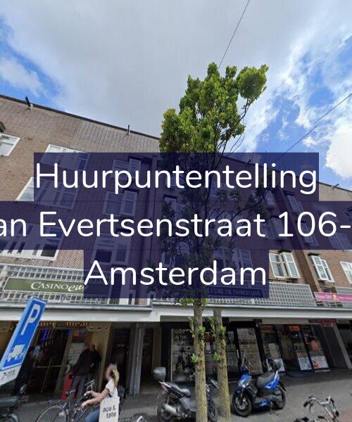 Foto gevel Huurpuntentelling voor Jan Evertsenstraat 106-1, Amsterdam
