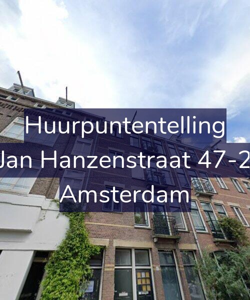 Foto gevel Huurpuntentelling voor Jan Hanzenstraat 47-2, Amsterdam