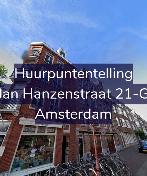 Foto gevel Huurpuntentelling voor Jan Hanzenstraat 21-G, Amsterdam