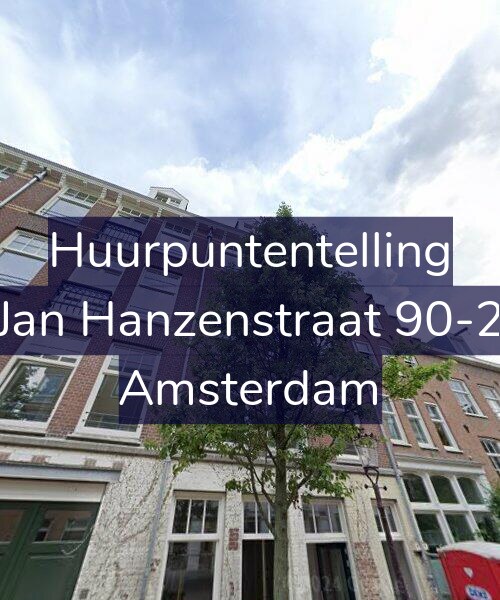 Foto gevel Huurpuntentelling voor Jan Hanzenstraat 90-2, Amsterdam