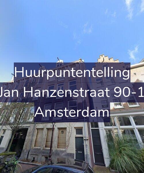 Foto gevel Huurpuntentelling voor Jan Hanzenstraat 90-1, Amsterdam