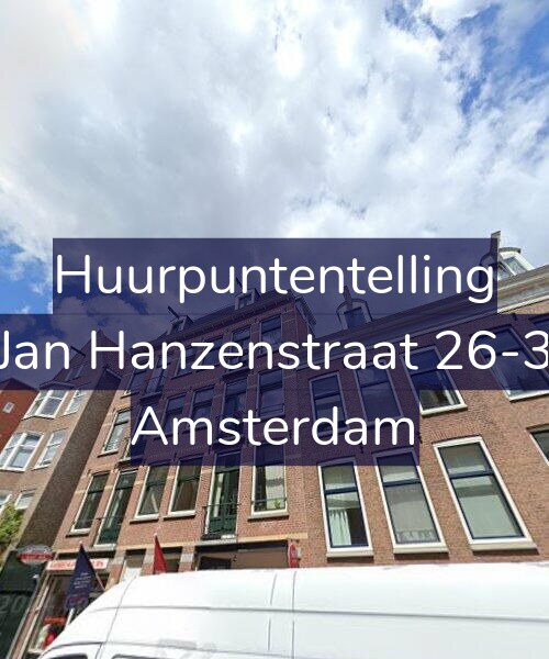 Foto gevel Huurpuntentelling voor Jan Hanzenstraat 26-3, Amsterdam