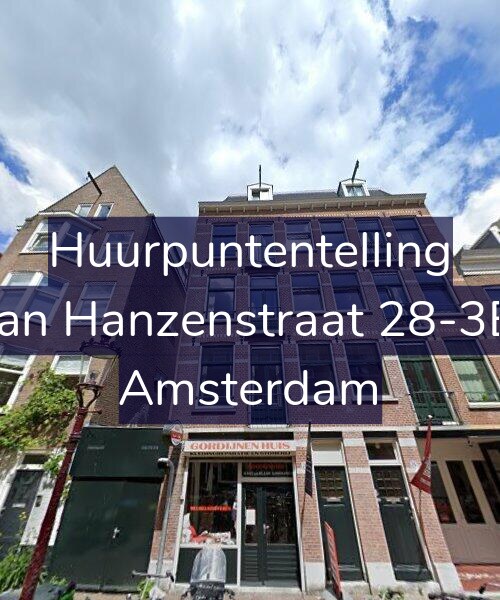Foto gevel Huurpuntentelling voor Jan Hanzenstraat 28-3B, Amsterdam