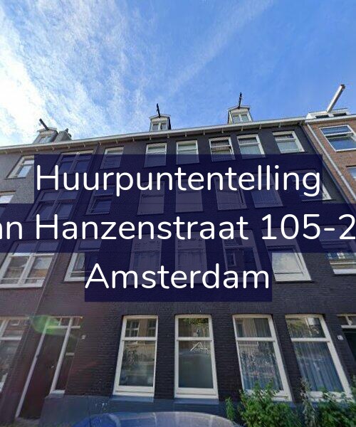Foto gevel Huurpuntentelling voor Jan Hanzenstraat 105-2R, Amsterdam