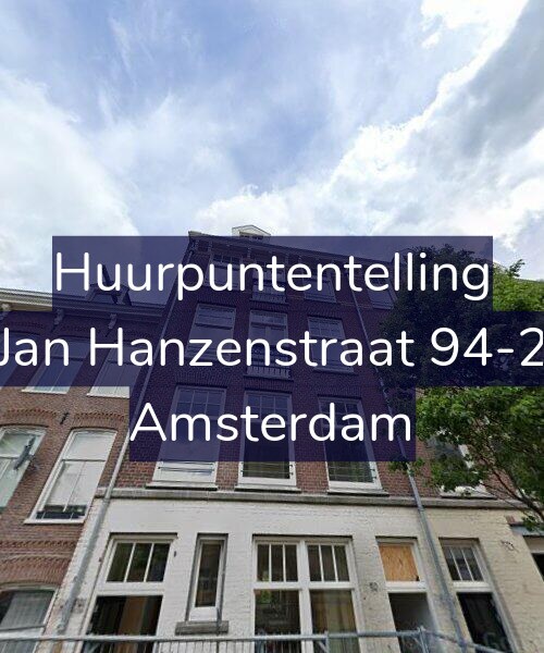 Foto gevel Huurpuntentelling voor Jan Hanzenstraat 94-2, Amsterdam