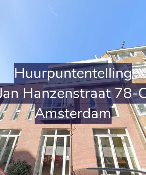 Foto gevel Huurpuntentelling voor Jan Hanzenstraat 78-C, Amsterdam