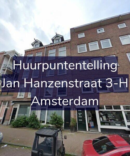 Foto gevel Huurpuntentelling voor Jan Hanzenstraat 3-H, Amsterdam