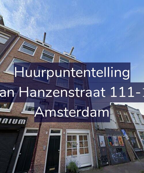 Foto gevel Huurpuntentelling voor Jan Hanzenstraat 111-1, Amsterdam