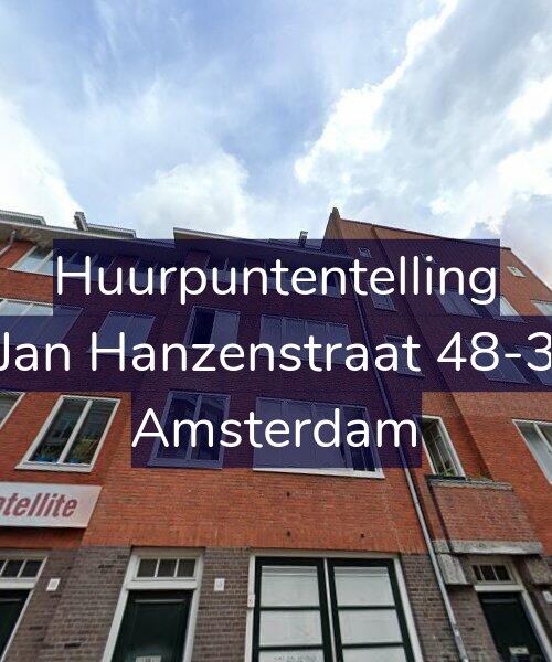 Foto gevel Huurpuntentelling voor Jan Hanzenstraat 48-3, Amsterdam
