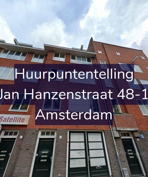 Foto gevel Huurpuntentelling voor Jan Hanzenstraat 48-1, Amsterdam