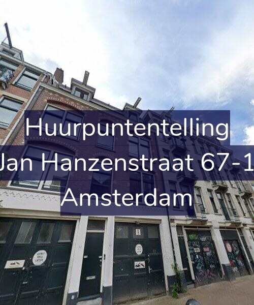 Foto gevel Huurpuntentelling voor Jan Hanzenstraat 67-1, Amsterdam