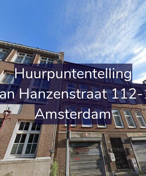 Foto gevel Huurpuntentelling voor Jan Hanzenstraat 112-1, Amsterdam