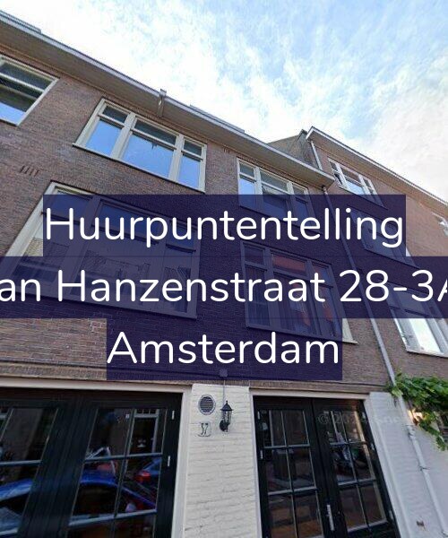 Foto gevel Huurpuntentelling voor Jan Hanzenstraat 28-3A, Amsterdam