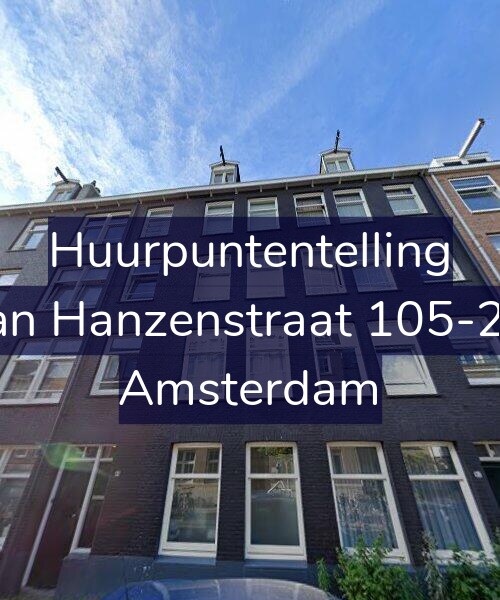 Foto gevel Huurpuntentelling voor Jan Hanzenstraat 105-2L, Amsterdam