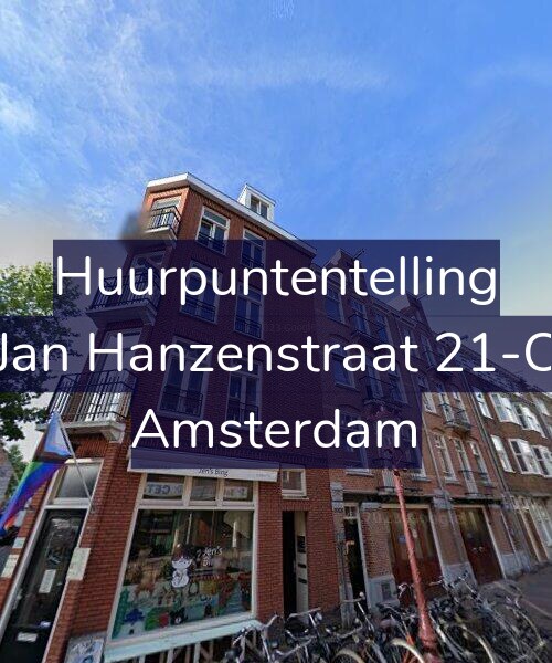 Foto gevel Huurpuntentelling voor Jan Hanzenstraat 21-C, Amsterdam
