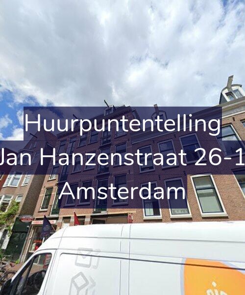 Foto gevel Huurpuntentelling voor Jan Hanzenstraat 26-1, Amsterdam