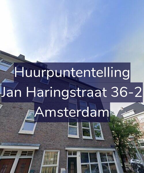 Foto gevel Huurpuntentelling voor Jan Haringstraat 36-2, Amsterdam