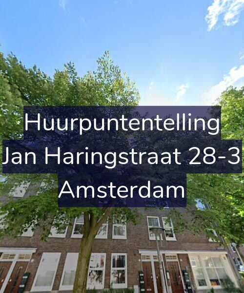 Foto gevel Huurpuntentelling voor Jan Haringstraat 28-3, Amsterdam