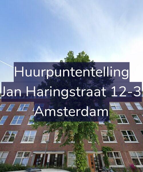 Foto gevel Huurpuntentelling voor Jan Haringstraat 12-3, Amsterdam