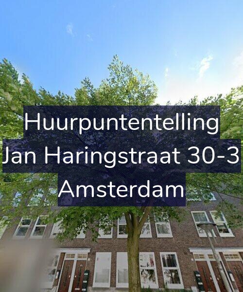 Foto gevel Huurpuntentelling voor Jan Haringstraat 30-3, Amsterdam