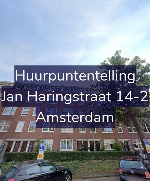 Foto gevel Huurpuntentelling voor Jan Haringstraat 14-2, Amsterdam
